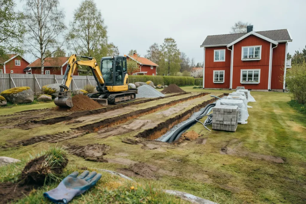 schakta p tomten utan problem checklista f r ledningar massor och s kerhet innan du b rjar