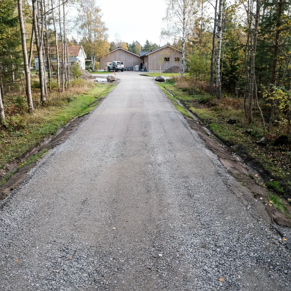 bygga grusvag vagarbeten haninge